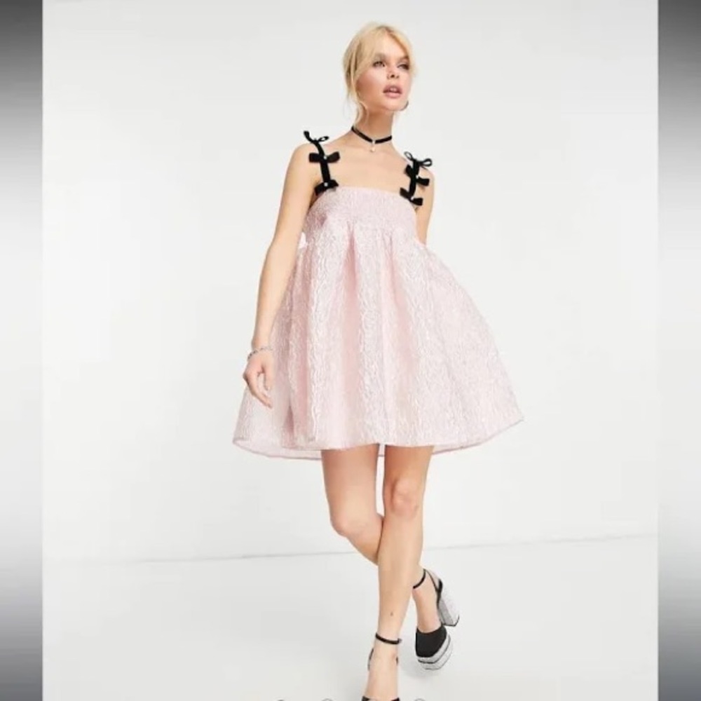 Sister Jane Souvenir Bow Mini Dress